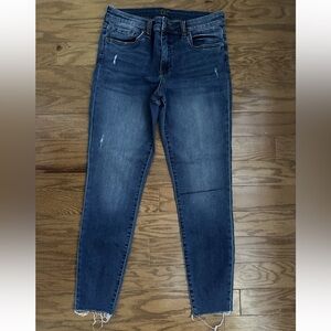 Kut from the Kloth Dark Blue High Rise Skinny Jeans Size 8